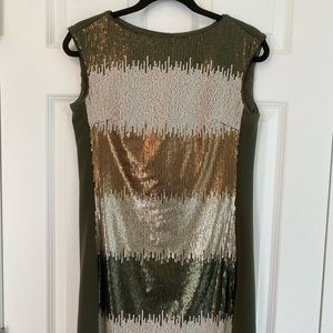 Green W by Worth sequined dress